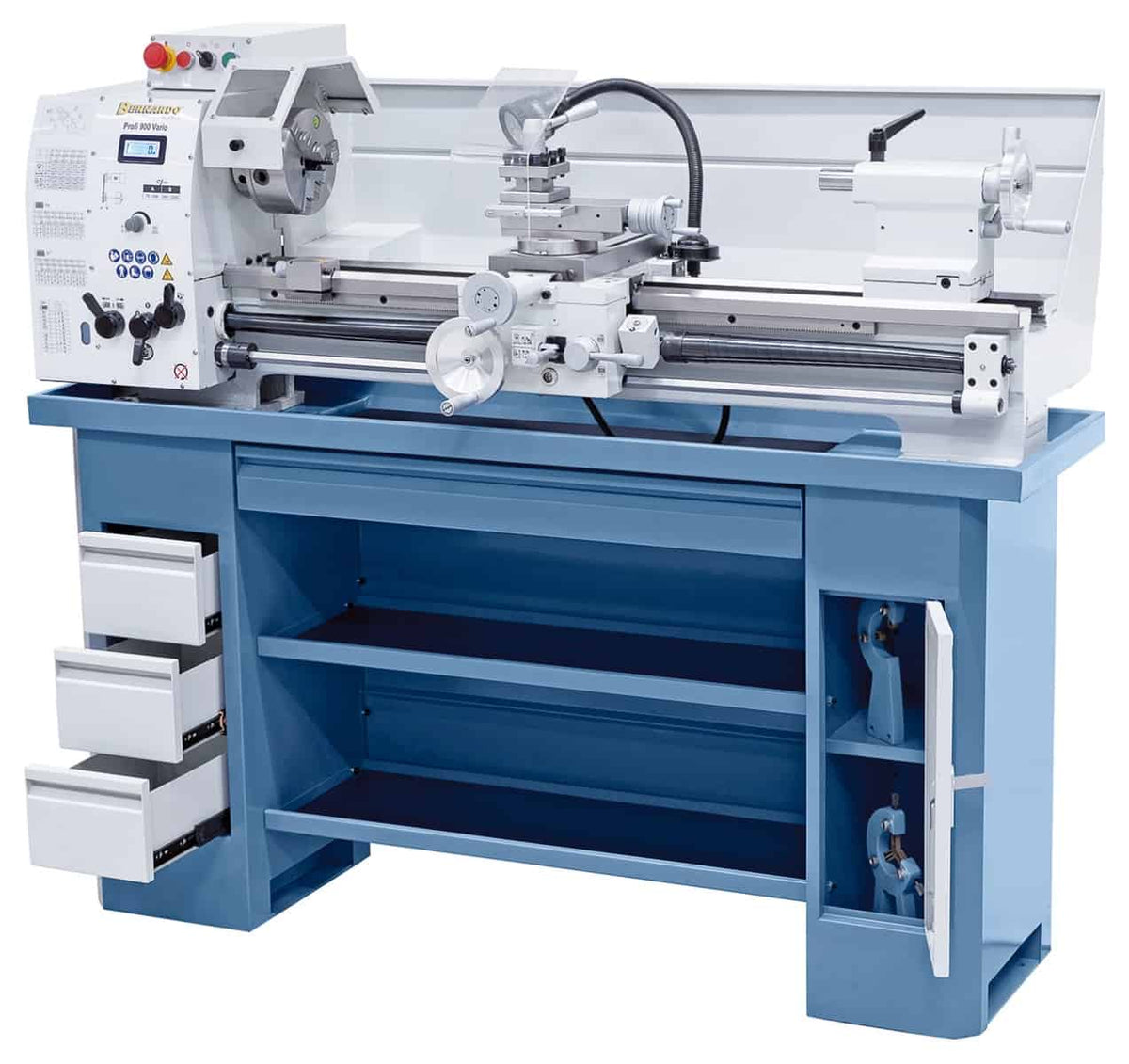 Bernardo Profi 900 Vario Lathe 400V – With electronic variable speed control