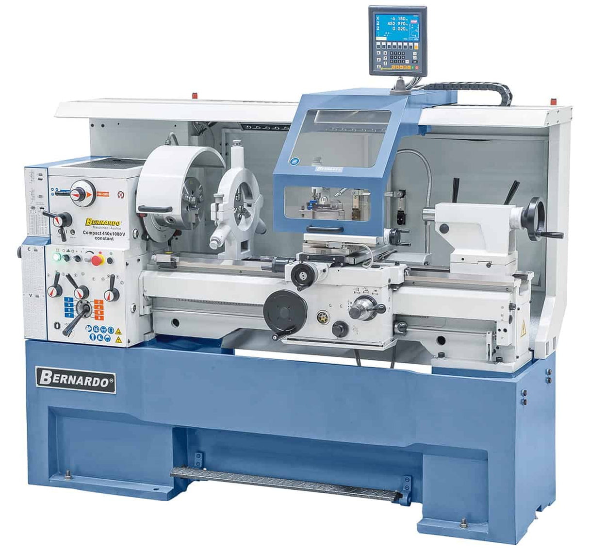 Bernardo Compact 410 x 1000 V-constant metal lathe with DRO 3-axis ES-12 S