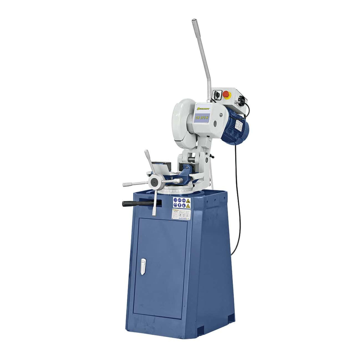 Troncatrice per metallo Bernardo CS 275 H con lama Ø 275 mm, morsa autocentrante e refrigerazione integrata, ideale per tagli professionali.
