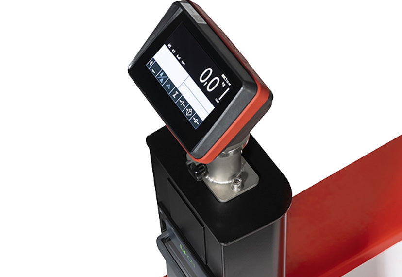 RAVAS 5200 pallet jack scale – 5" touchscreen, multirange 0.2/0.5/1 kg
