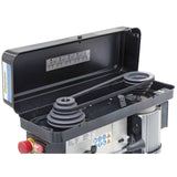 Bernardo TB 14 T entry-level bench drill – drilling Ø 14 mm, Fixed taper B 16, 5 speeds 620-2,620 rpm, 0.37 kW 230V motor, weight 26 kg
