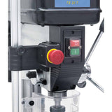 Bernardo Bench Drill TB 20 T / 230 V entry level – drilling Ø 20 mm, MT 2 taper, 16 speeds 220-2,840 rpm, 0.55 kW 230V motor, weight 54 kg
