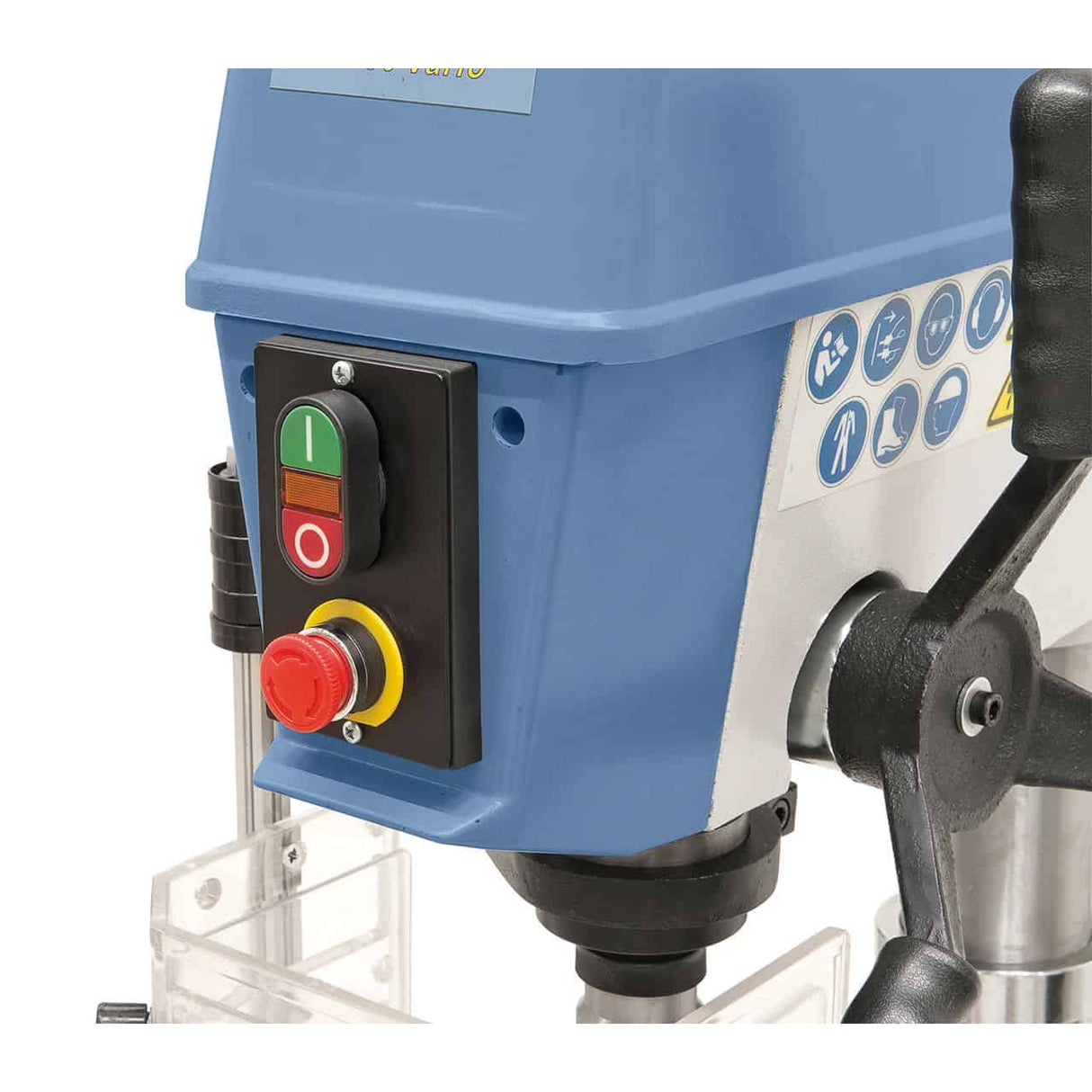 Bernardo B 430 Vario Pillar Drill with 360° table – drilling Ø 25 mm, MT 3 taper, continuous speed 280-2,600 rpm, chuck 3-16/B16, spindle-base distance 1,250 mm, motor 0.75 kW 400V, weight 100 kg