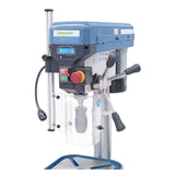 Bernardo BM 20 T Bench Pillar Drill / 400 V with digital display and LED – drilling Ø 20 mm, MT 2 taper, 16 speeds 220-2,840 rpm, 0.55 kW 400V three-phase motor, weight 45 kg