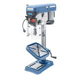 Bench drill Bernardo BM 25 T / 230 V with digital display and LED – drilling Ø 25 mm, taper MT 2, 16 speeds 220-2,840 rpm, motor 0.75 kW 230V, weight 57 kg