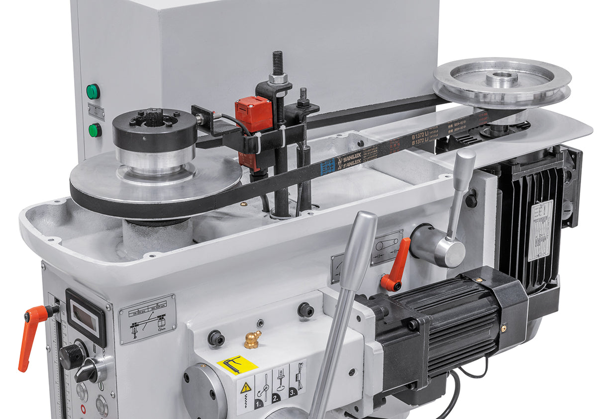 Bench drilling machine Bernardo DMT 25 PFV – M20 tapping and automatic spindle feed
