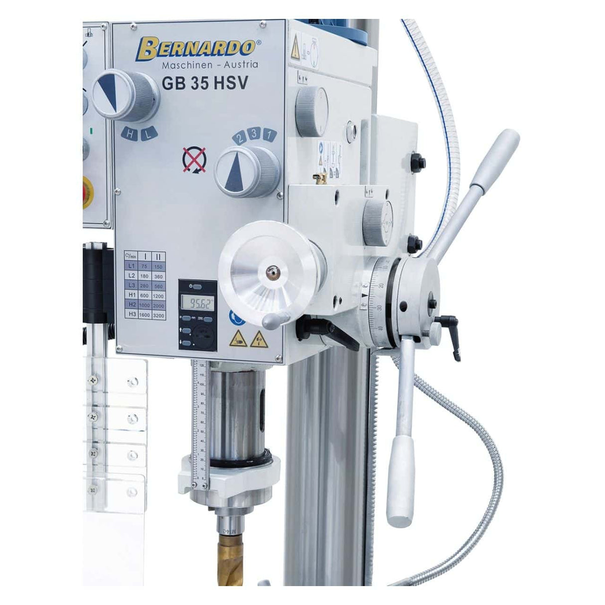 Accessory for machine tool Bernardo Gear-driven drill press GB 35 HSV with coolant device