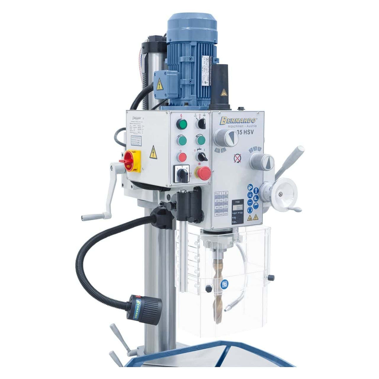 Accessory for machine tool Bernardo Gear-driven drill press GB 35 HSV with coolant device