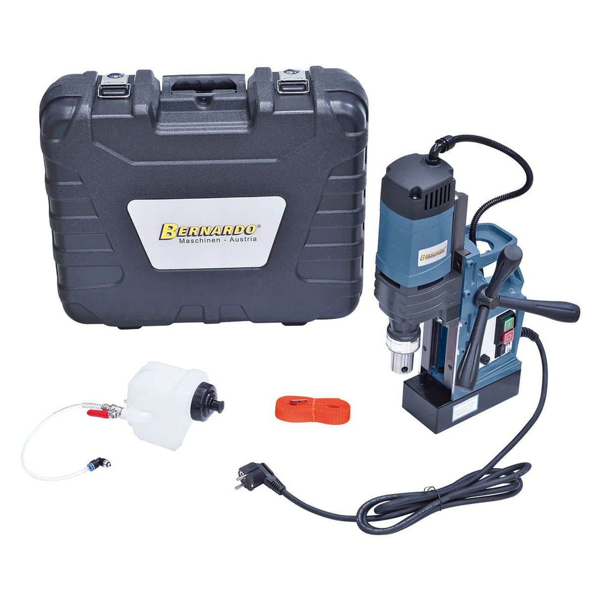 Bernardo MD 5050 E Magnetic Core Drilling Machine – Ø 50 mm × 50 mm, fixed speed, 1650 W motor, 11.5 kg weight