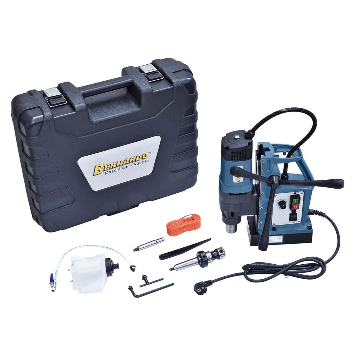 Bernardo MD 9875 VD Magnetic Core Drilling Machine – Ø 98 mm × 75 mm, variable speed (Variable Drive), 2180 W motor, weight 17.5 kg