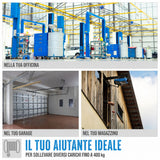Güde GSZ 200/400 electric hoist – 200 kg capacity direct pull or 400 kg with pulley, 12 m rope