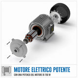 Güde GSZ 200/400 electric hoist – 200 kg capacity direct pull or 400 kg with pulley, 12 m rope