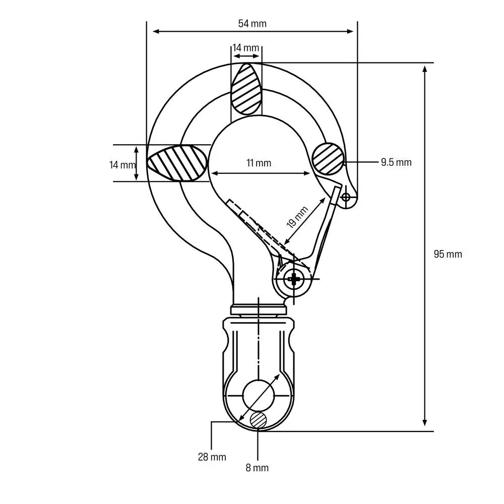 Güde GSZ 200/400 electric hoist – 200 kg capacity direct pull or 400 kg with pulley, 12 m rope