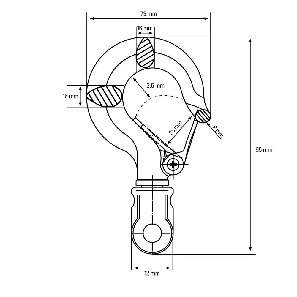 Güde GEKZ 300 Electric Chain Hoist – 300 kg capacity, 3 m chain, IP54