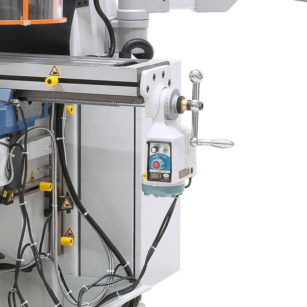 Bernardo MFM 250 Super Multifunctional Milling Machine – ISO 40, spindle 60-4,200 rpm variable, travels 800/410/330 mm, 3-axis DRO included