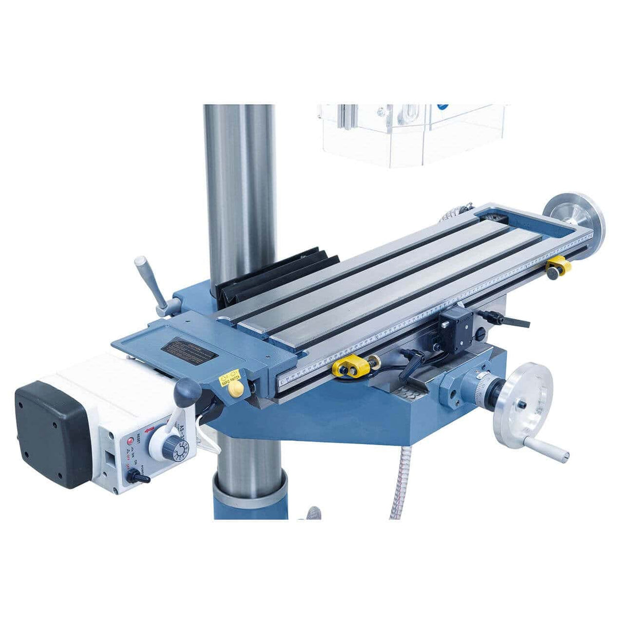 Bernardo BF 45 HSV Vario Drill-Milling Machine with Delta Inverter, AL 450 D X-axis Automatic Feed