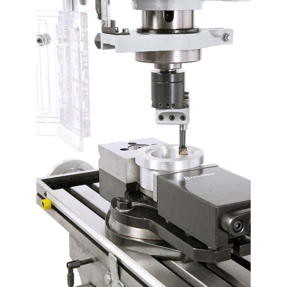 Bernardo BF 45 HSV Vario Drill-Milling Machine with Delta Inverter, AL 450 D X-axis Automatic Feed
