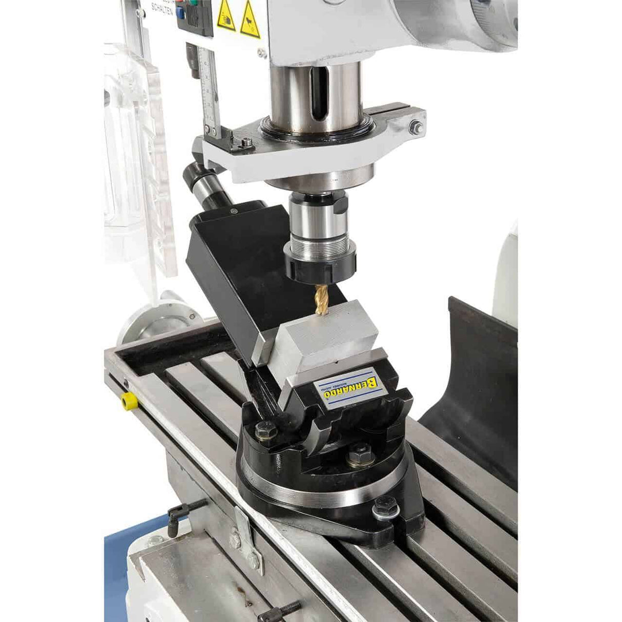Bernardo BF 45 HSV Vario Drill-Milling Machine with Delta Inverter, AL 450 D X-axis Automatic Feed
