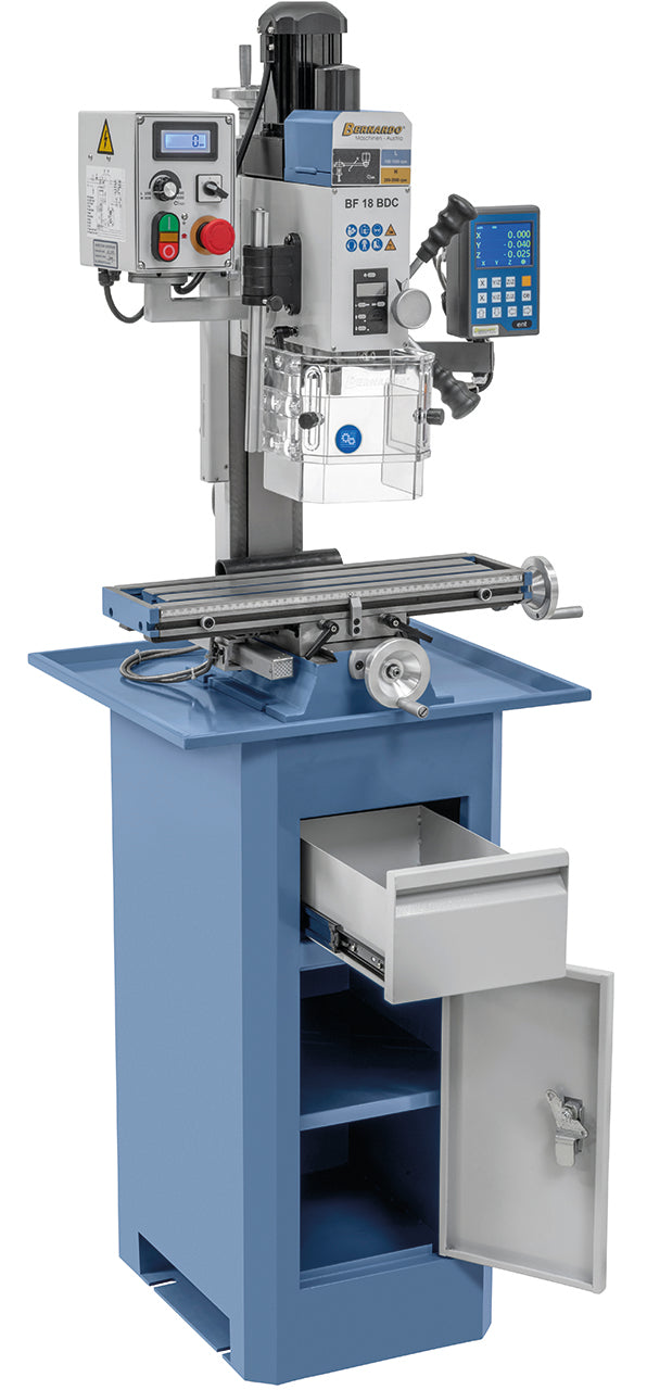 Bernardo BF 18 BDC Mill/Drill with 3-axis DRO DT 40