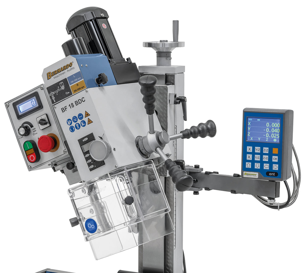 Bernardo BF 18 BDC Mill/Drill with 3-axis DRO DT 40