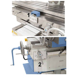 Bernardo Universal Milling Machine UWF 150 V Servo with 3-axis DRO