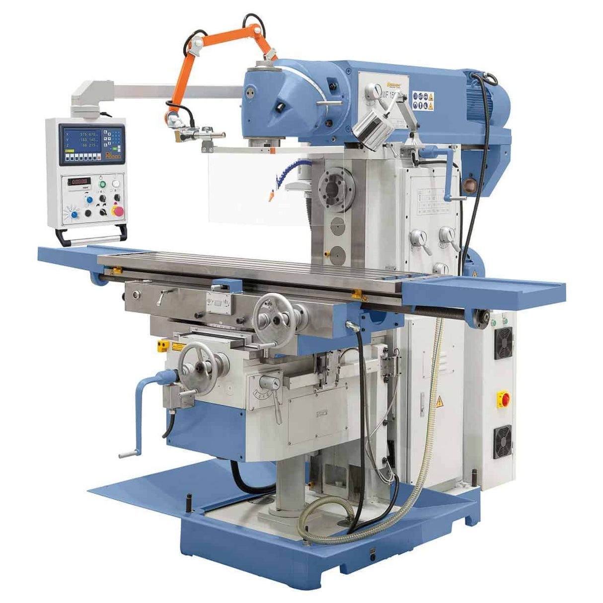 Bernardo Universal Milling Machine UWF 150 V Servo with 3-axis DRO
