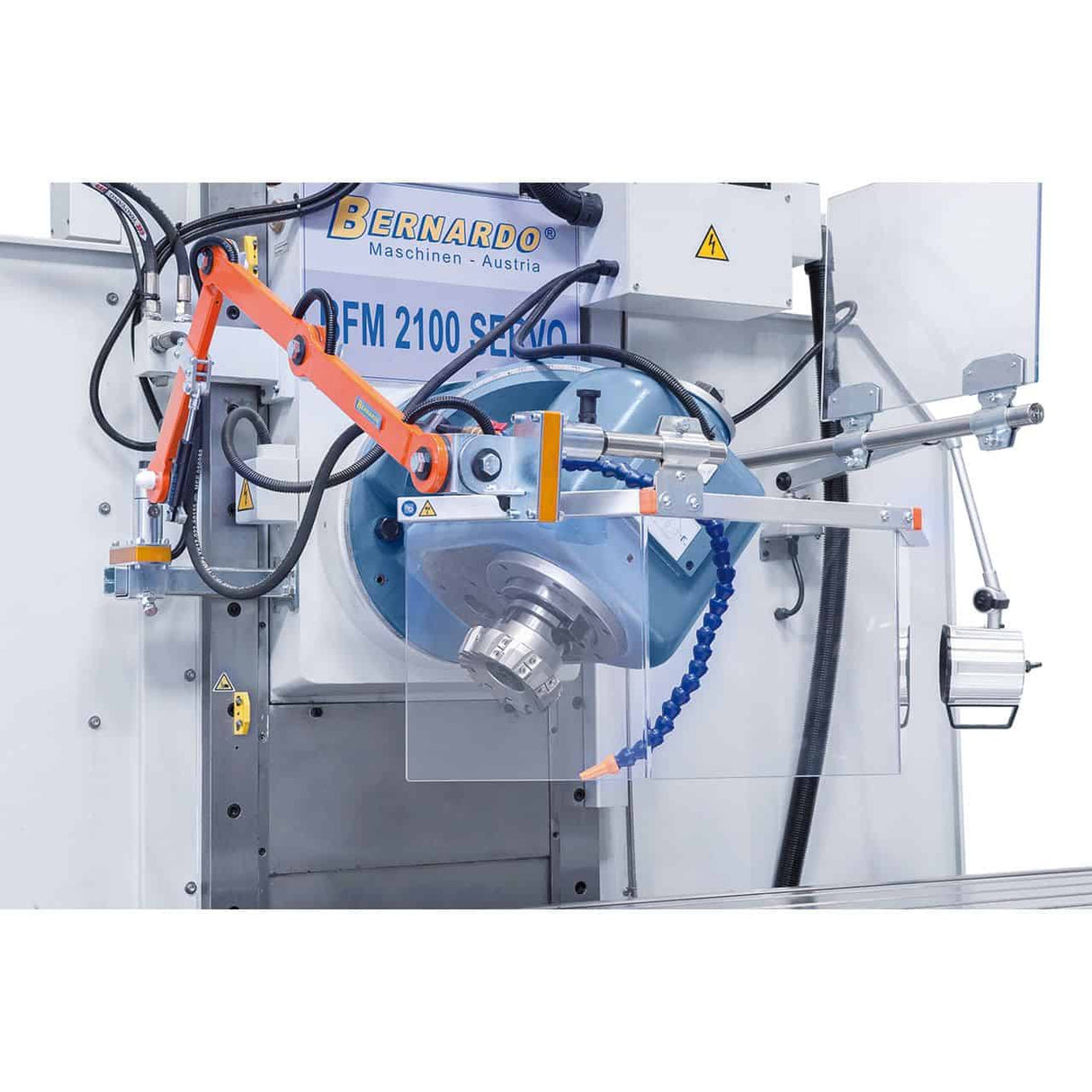 Bernardo BFM 2100 Servo Bed Milling Machine – 2,100×500 mm table, ISO 50, 3-axis digital display