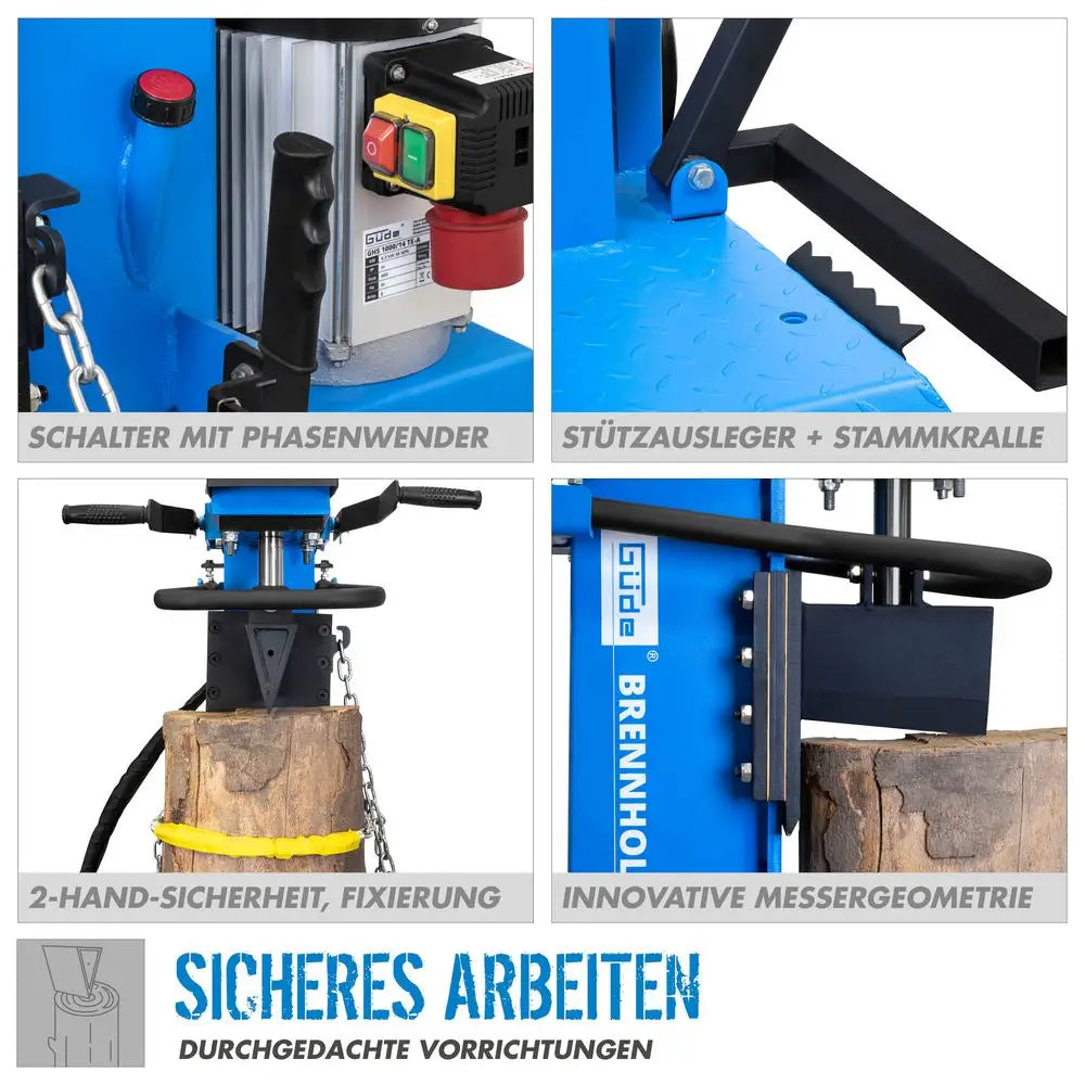 Log Splitter Guede Güde GHS 1000/14TE-A