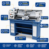 Bernardo Metal Lathe Profi 900 Vario - 230 V