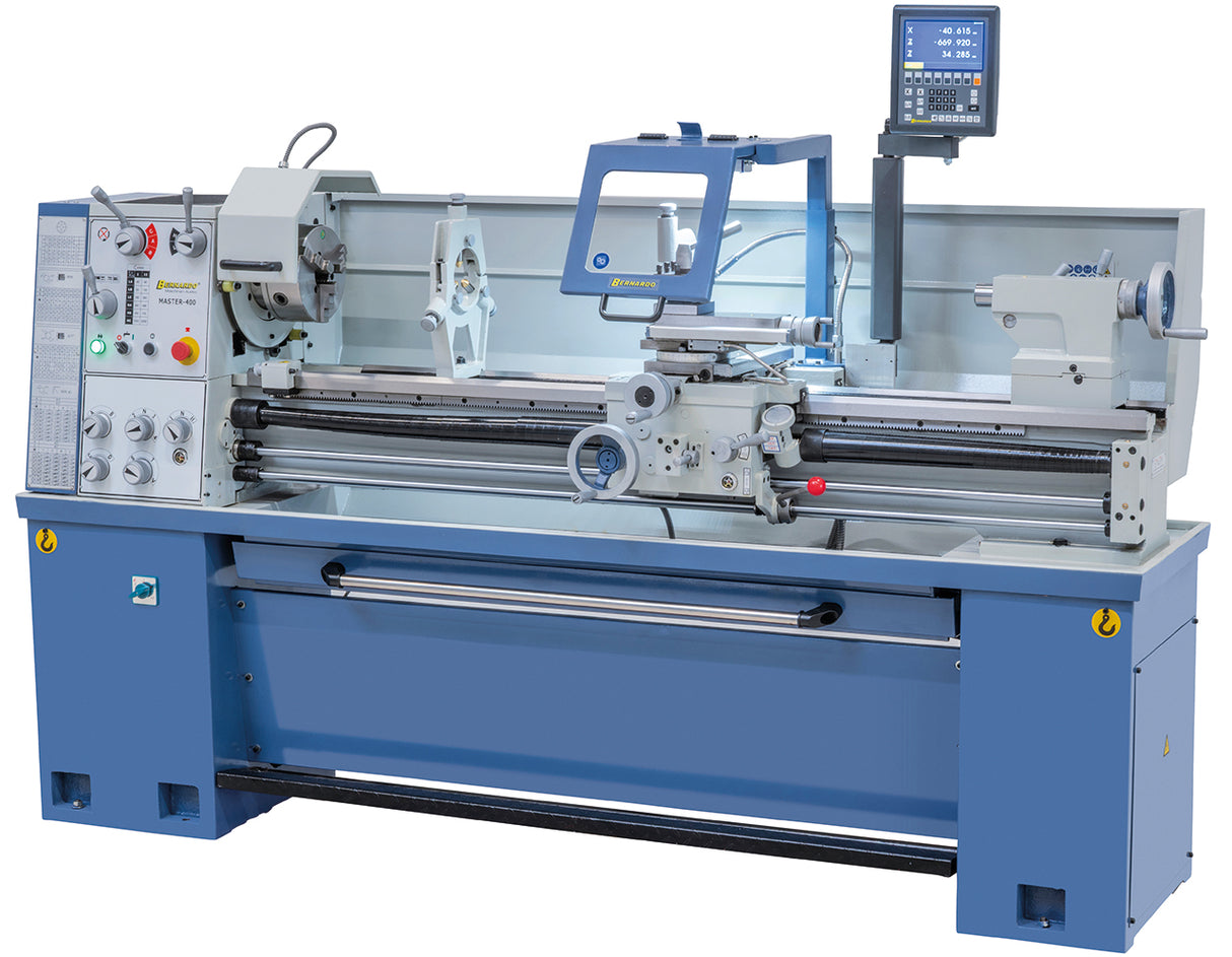 Tornio parallelo Bernardo Master 400 x 1500 – visualizzatore digitale 3 assi incluso