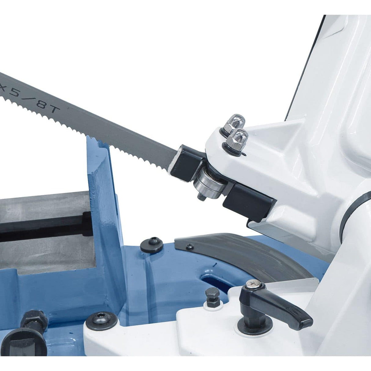 Bernardo Vario 150 T portable bandsaw – 230V, die-cast aluminum frame, cutting Ø 150 mm at 90°, speed 66-85 m/min