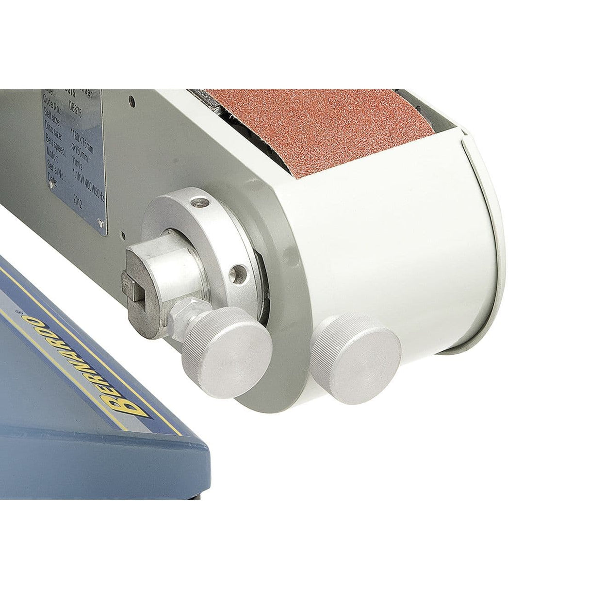Bernardo BDS 75 belt sander - belt 75 × 1,180 mm, grinding disc Ø 150 mm, motor 1.1 kW (S1), 400V three-phase, weight 65 kg