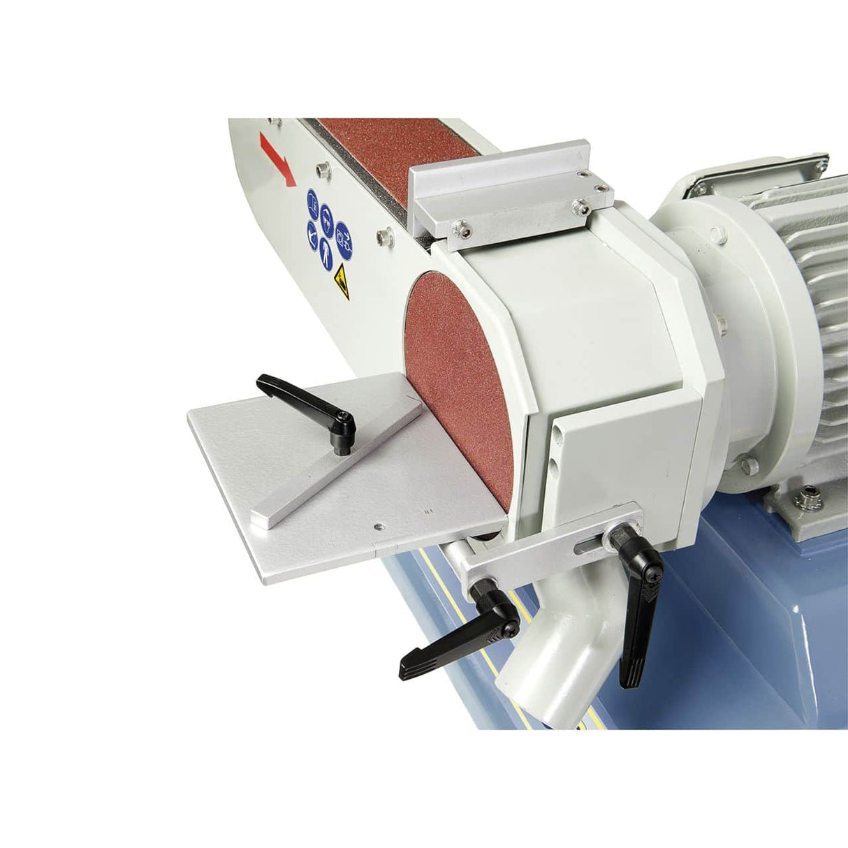 Bernardo BDS 75 belt sander - belt 75 × 1,180 mm, grinding disc Ø 150 mm, motor 1.1 kW (S1), 400V three-phase, weight 65 kg