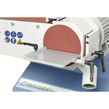 Bernardo BDS 75-2 Belt Sander – belt 75 × 1,180 mm, grinding disc Ø 150 mm, 1.5 kW (S1) motor, 400V three-phase, weight 69 kg