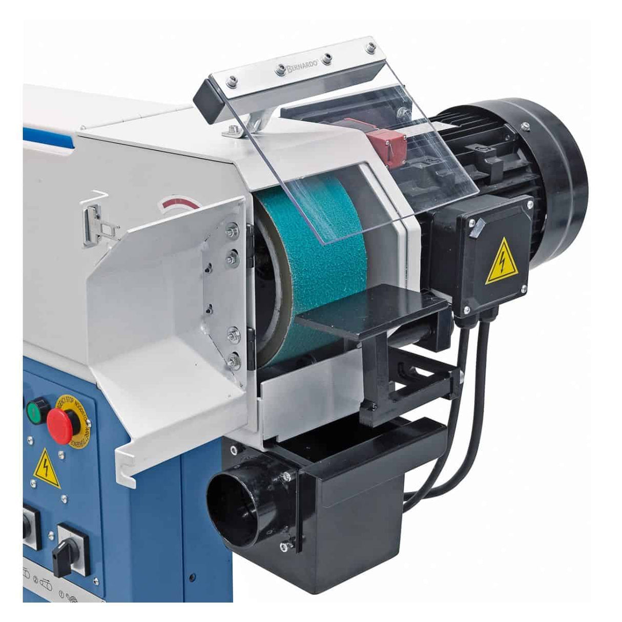 Bernardo KBR 100 x 2000 Duo Belt Grinder – belt 100 × 2,000 mm, tube grinding attachment Ø 20-76 mm, motor 2.5 kW (S1), 400V three-phase, weight 148 kg