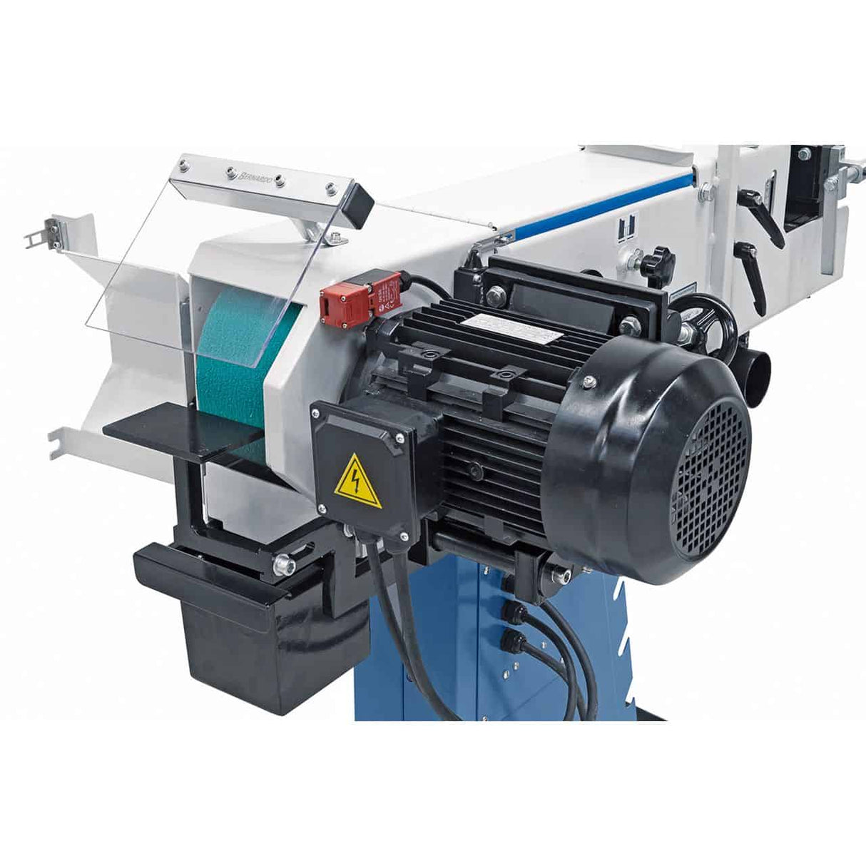 Bernardo KBR 100 x 2000 Duo Belt Grinder – belt 100 × 2,000 mm, tube grinding attachment Ø 20-76 mm, motor 2.5 kW (S1), 400V three-phase, weight 148 kg