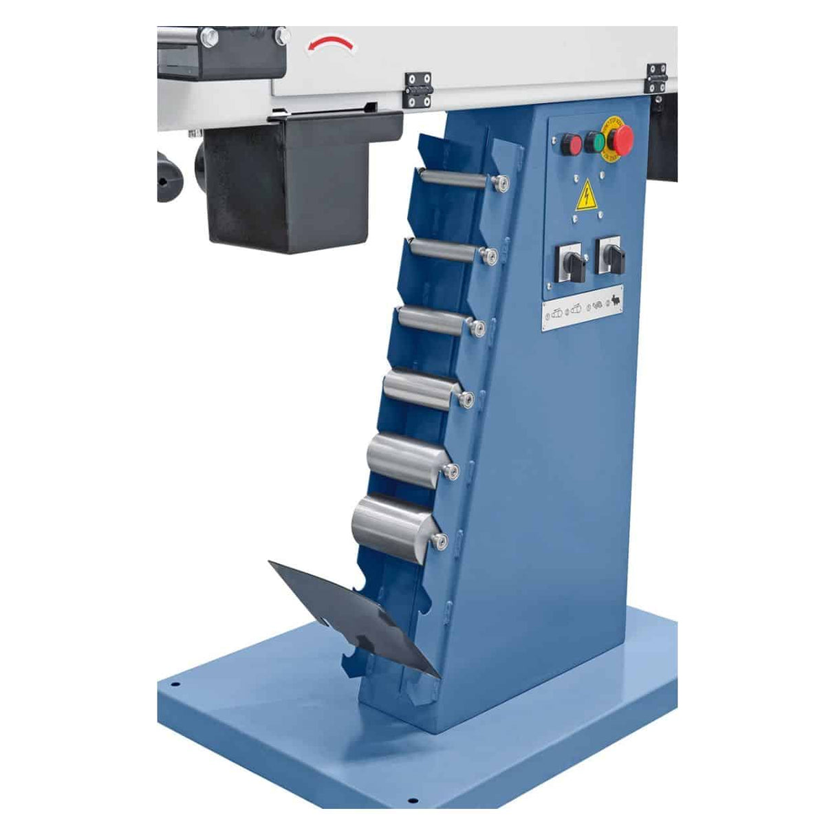 Bernardo KBR 100 x 2000 Duo Belt Grinder – belt 100 × 2,000 mm, tube grinding attachment Ø 20-76 mm, motor 2.5 kW (S1), 400V three-phase, weight 148 kg