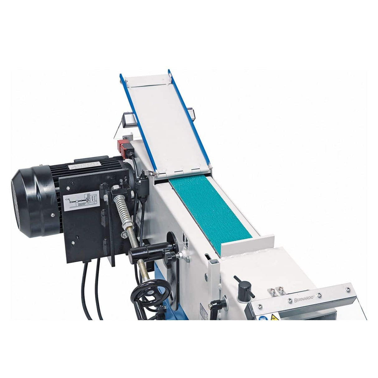 Bernardo KBR 100 x 2000 Duo Belt Grinder – belt 100 × 2,000 mm, tube grinding attachment Ø 20-76 mm, motor 2.5 kW (S1), 400V three-phase, weight 148 kg