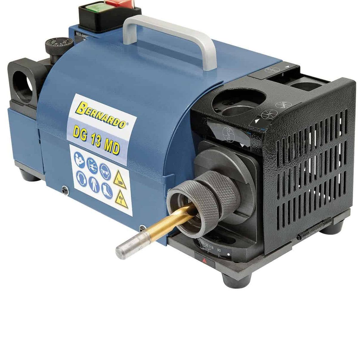 Bernardo DG 13 MD Drill Bit Sharpener – 230V with thinning device