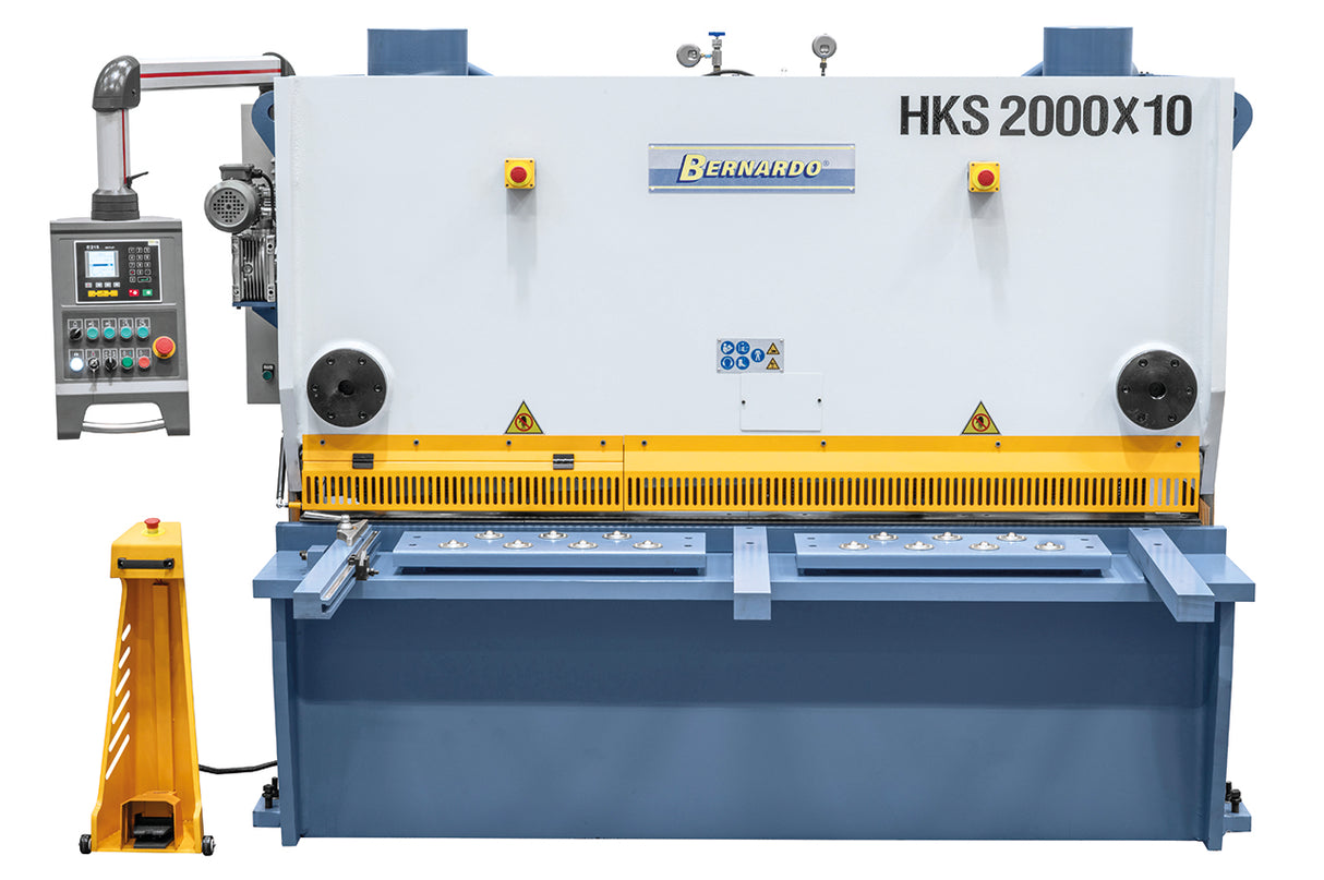 Hydraulic guillotine shear Bernardo HKS 2000 x 10 – 10 mm sheet, 2000 mm cut