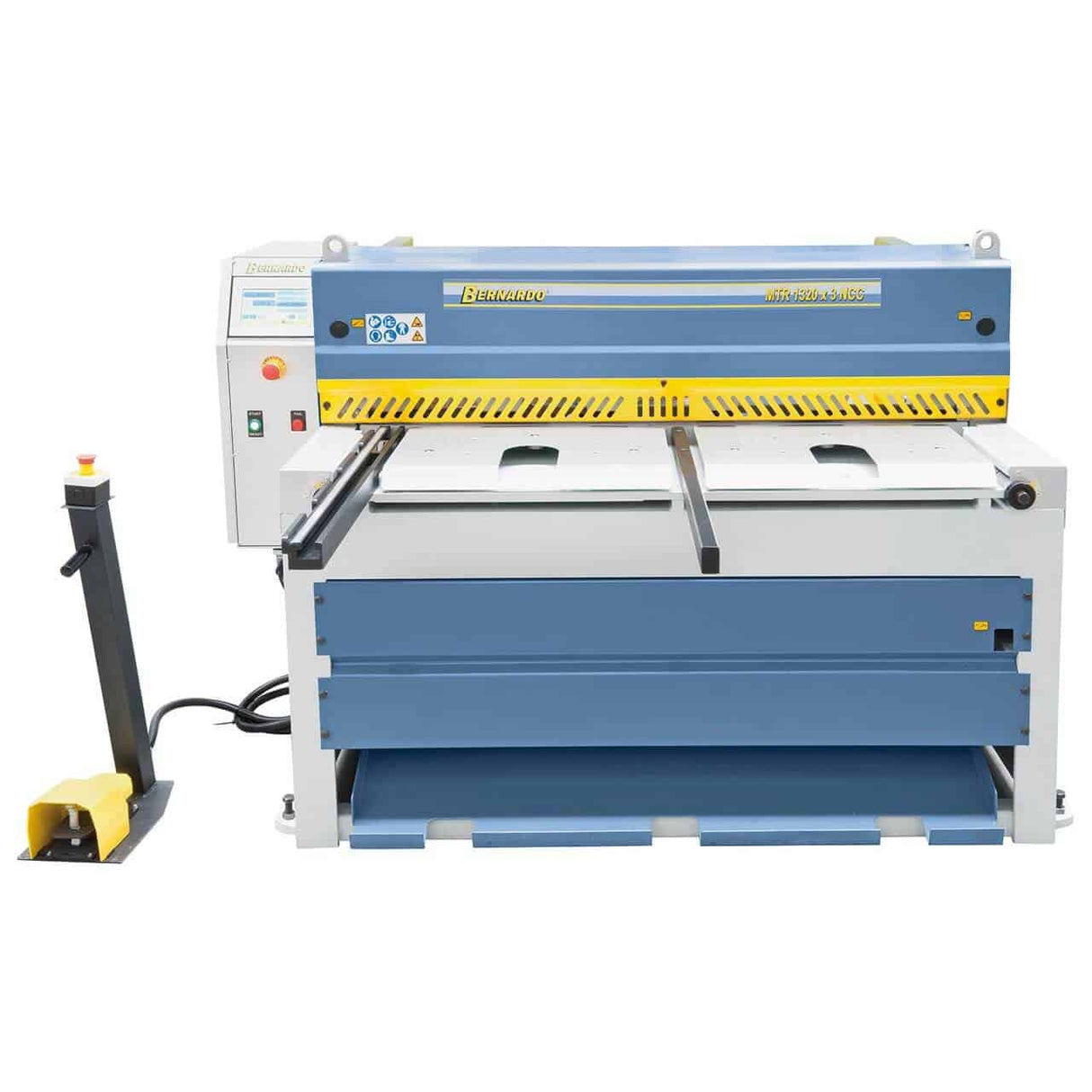 Bernardo MTR 1560 x 3 mm NCC Motorized Guillotine Shear with Pneumatic Sheet Support