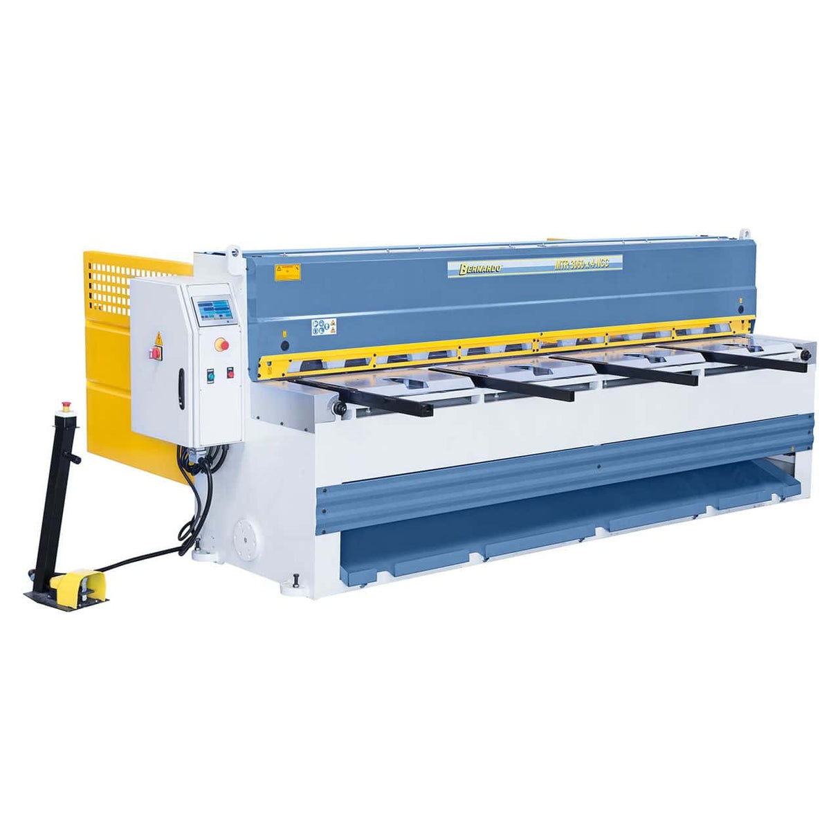Bernardo MTR 1560 × 5 mm NCC Motorized Guillotine Shear with Pneumatic Support
