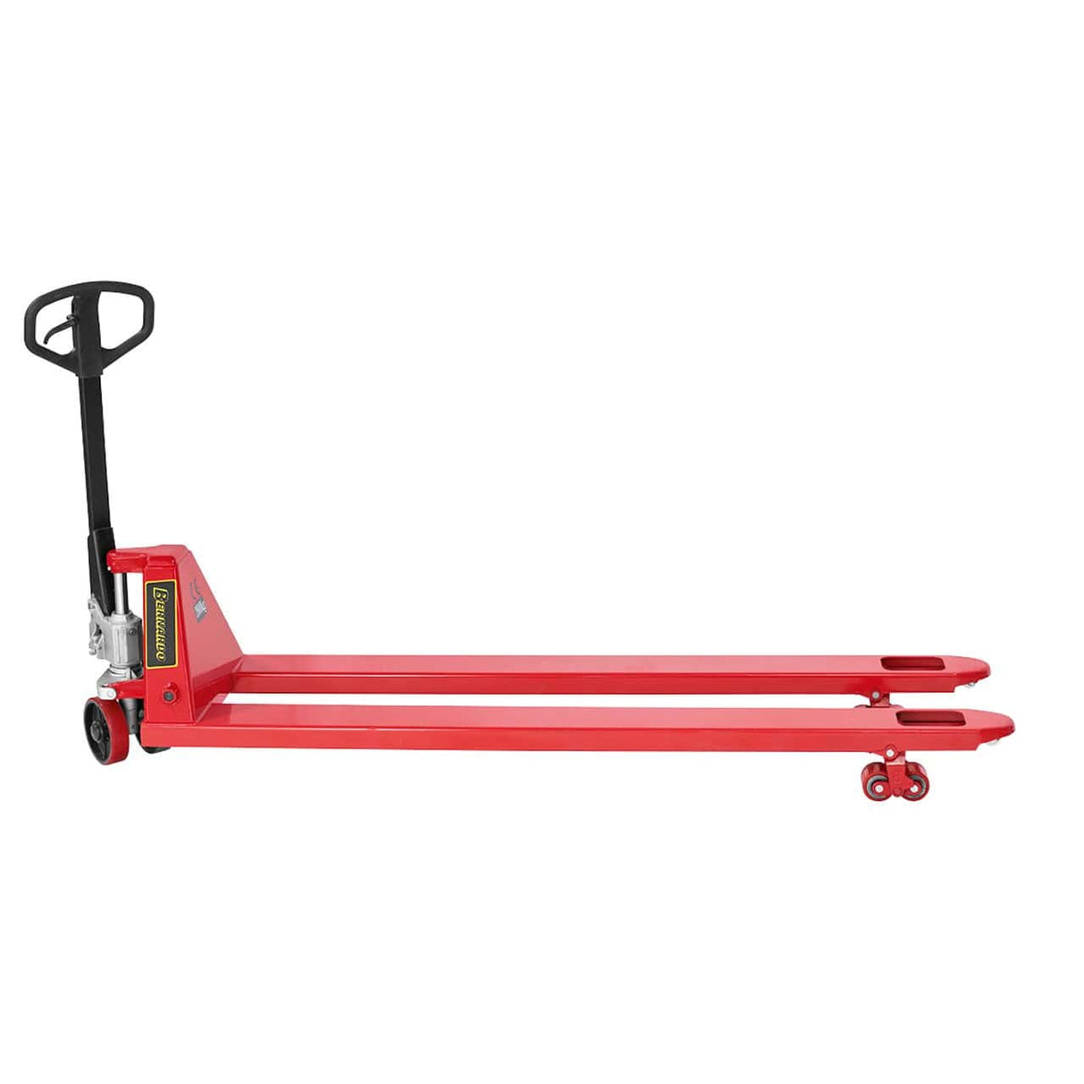 Bernardo PHW 2.0 L-2000 Manual Pallet Truck with Long Forks – 2,000 kg capacity, 2000 × 160 mm forks for double pallets, max lift 200 mm, weight 140 kg