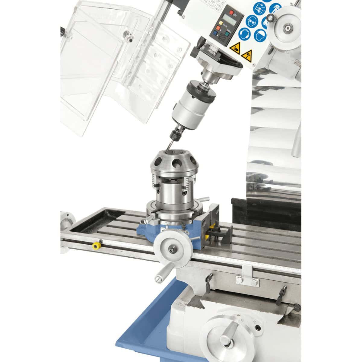 Bernardo FM 45 HSV Drilling/Milling Machine 12-speed 75-3,200 rpm with 3-axis DRO ES-12 V