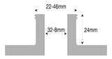 Bernardo Lathe Chuck Pin Jaws for M70 Chuck - 25 mm