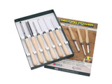 Record Power Lathe Chisel Set Wood Turning 6 Piece Machine Tool Accessory