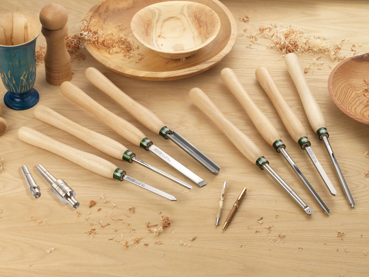 Record Power 10-Piece ProComfort Woodturning Chisel Set