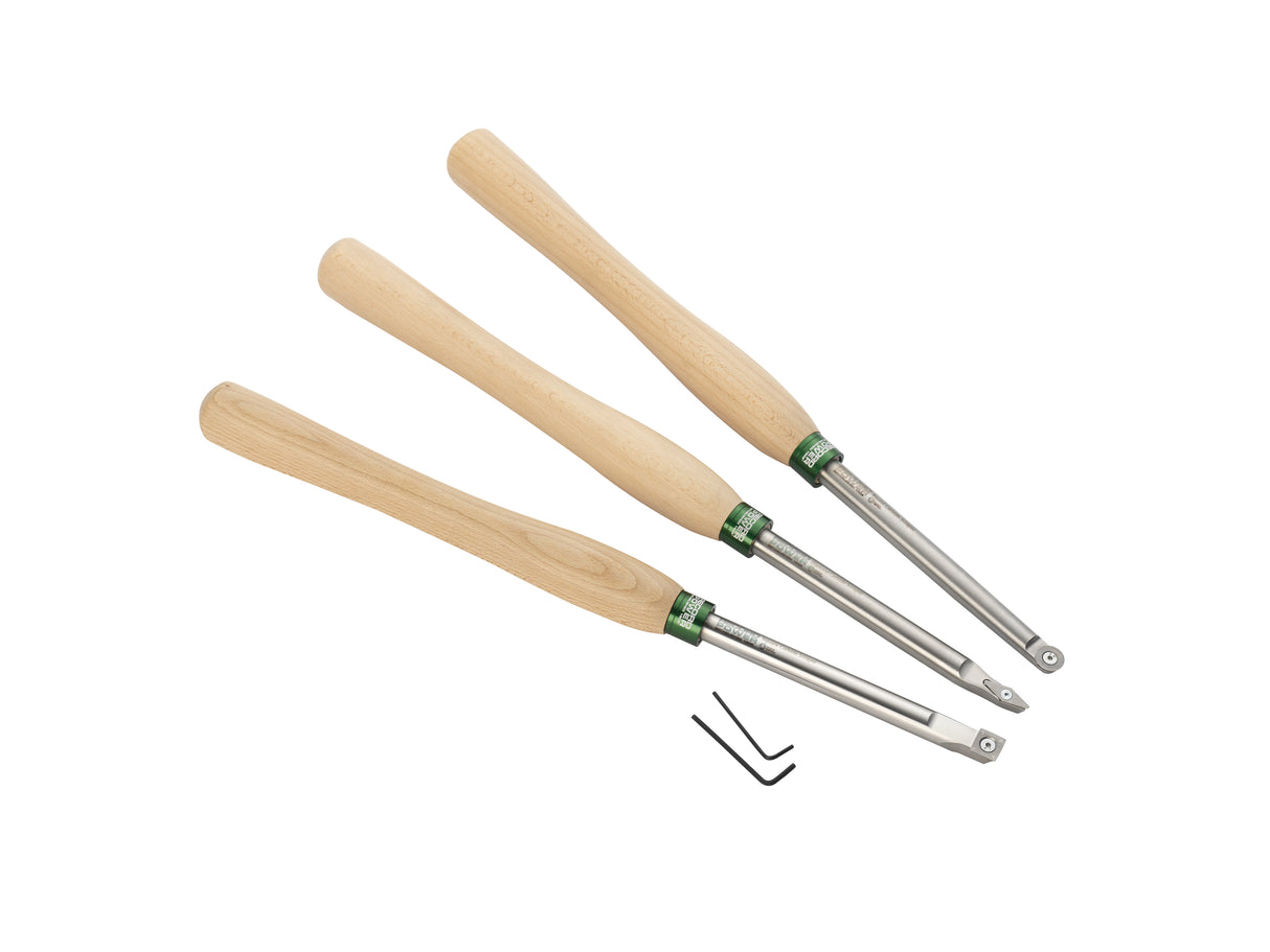 Record Power 3-piece Carbide Turning Chisel Set Machine Tool Accessory