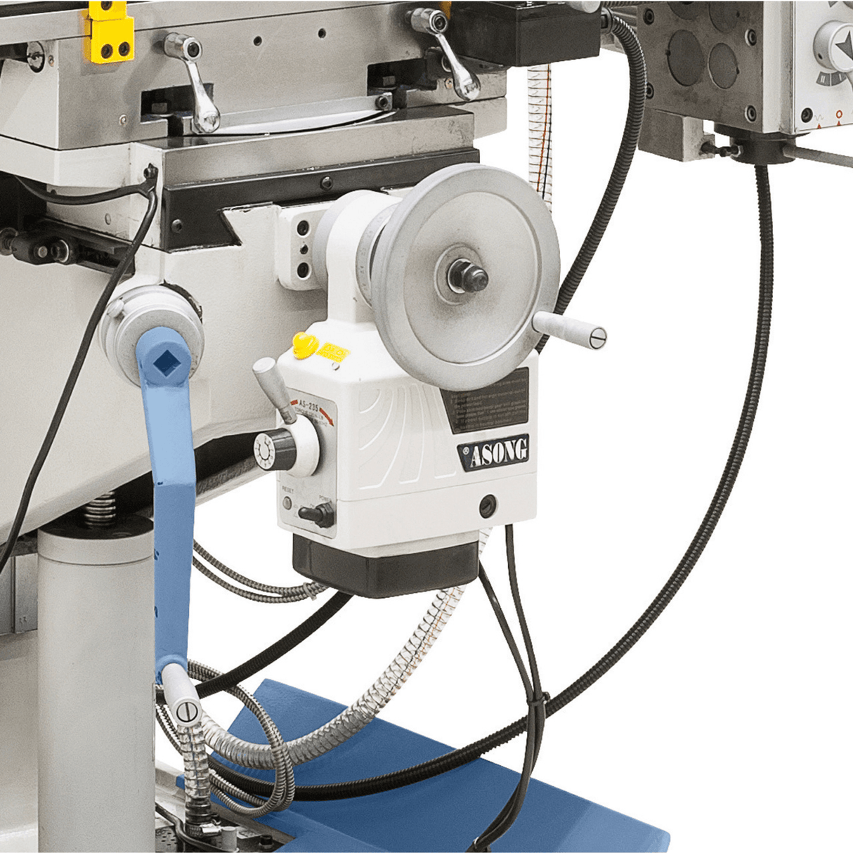 Bernardo UWF 80 E Universal Milling Machine – ISO 40 vertical and horizontal, 3-axis DRO ES-12 H, table 1,000×240 mm tiltable ±45°