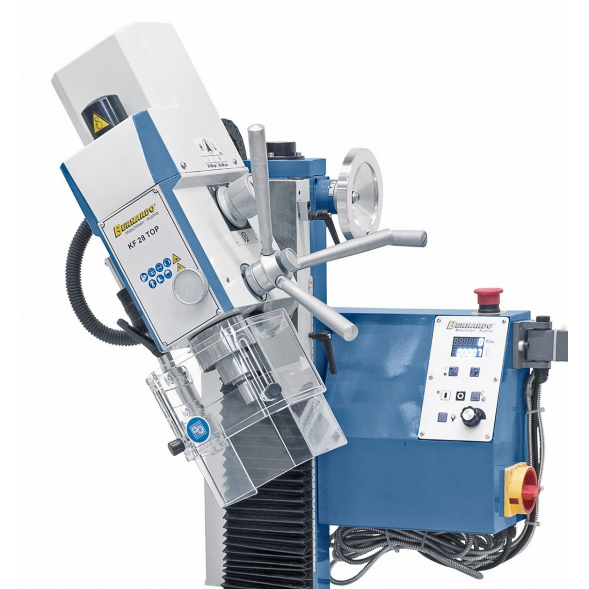 Bernardo Milling and Drilling Machine KF 28 Top with 3-Axis Display